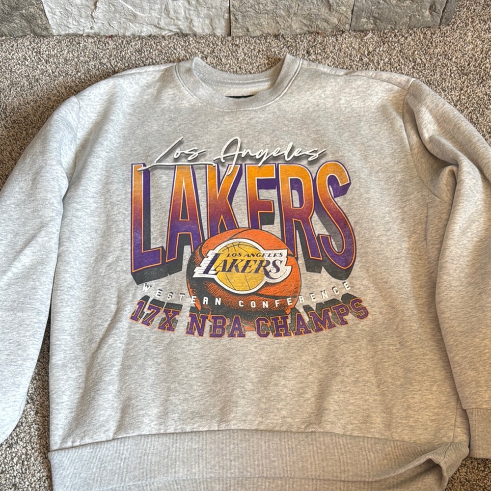 Los Angeles Lakers Gray Sweatshirt